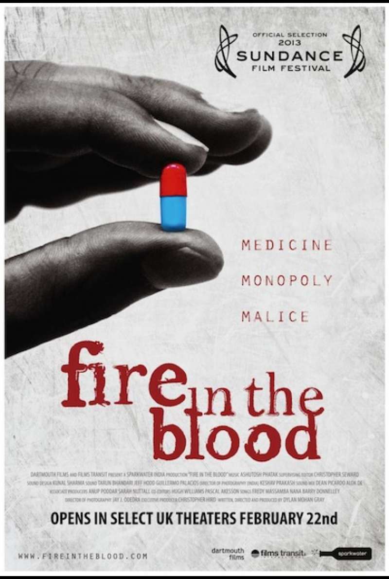 Fire in the Blood - Filmplakat (INT)
