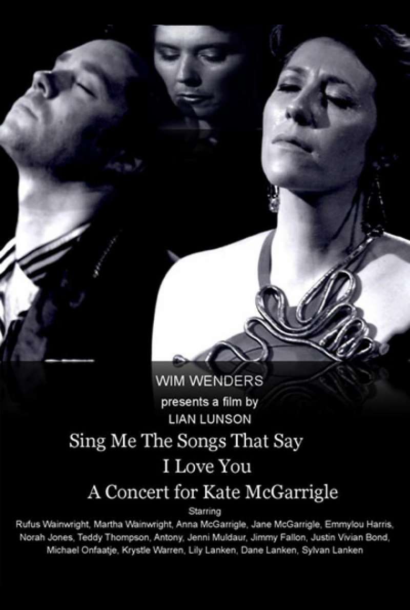 Sing Me the Songs That Say I Love You - Filmplakat (US)