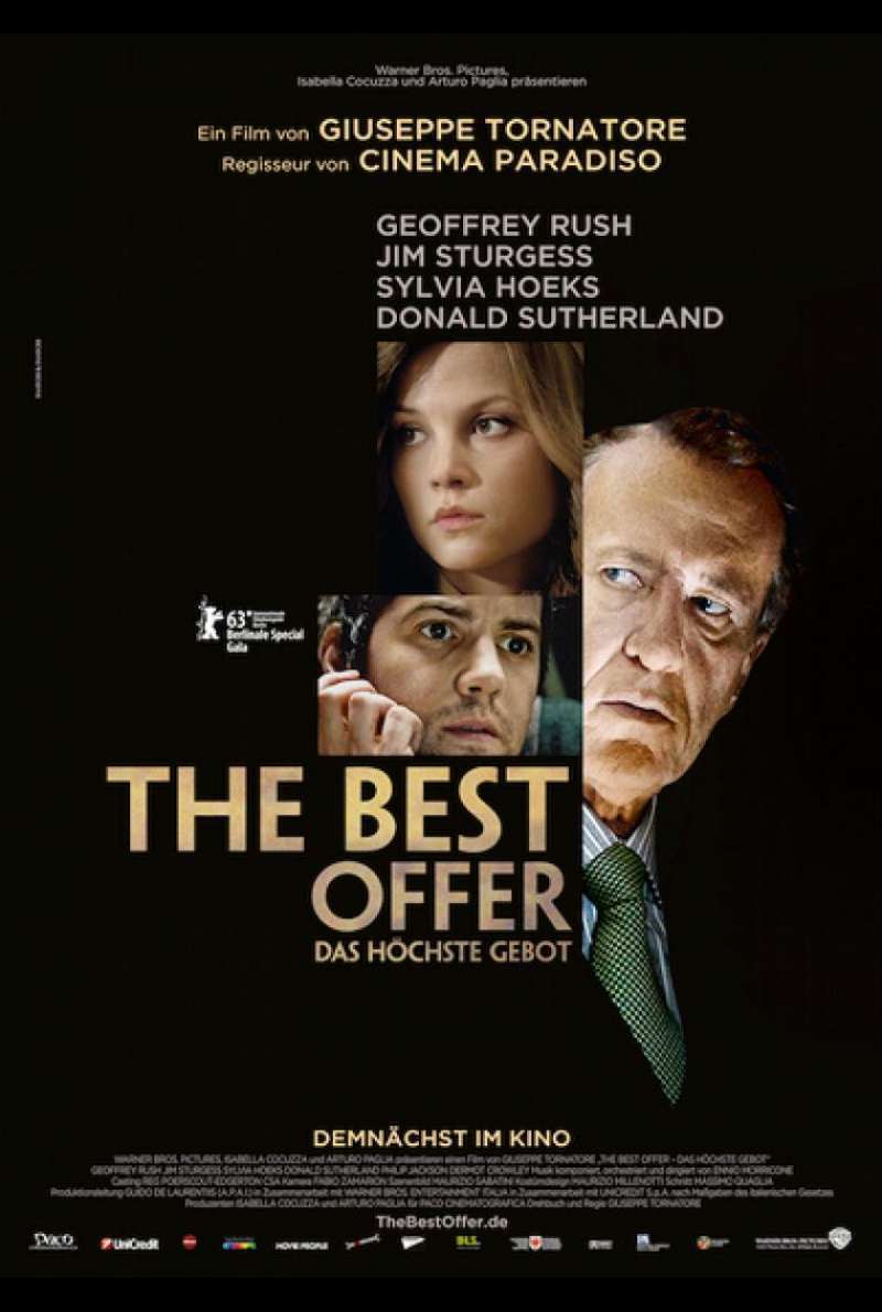 The Best Offer - Das beste Angebot - Filmplakat