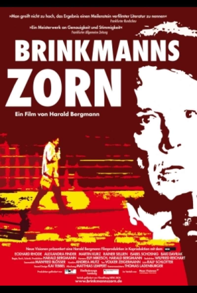Filmplakat zu Brinkmanns Zorn von Harald Bergmann