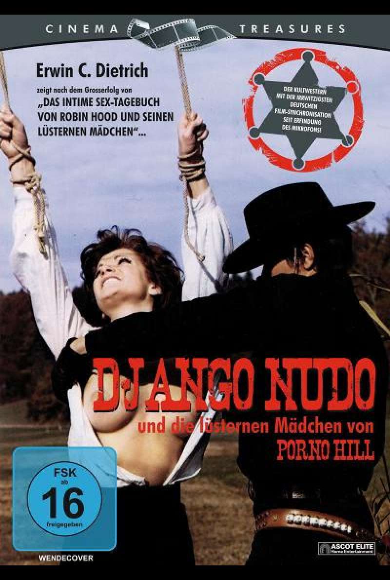 Django Nudo und die lüsternen Mädchen von Porno Hill - DVD-Cover