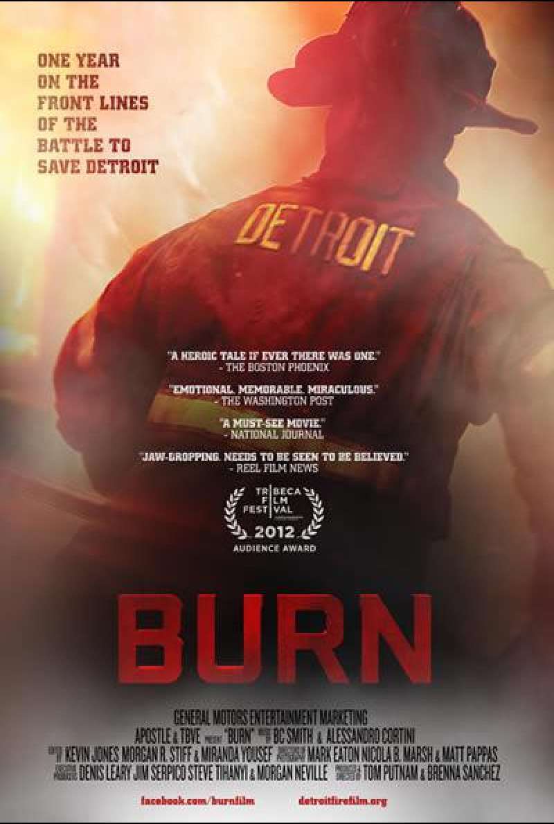 Burn - Filmplakat (US)