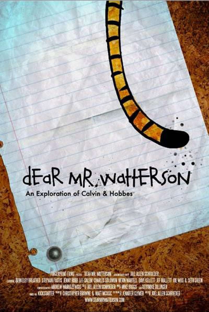Dear Mr. Watterson - Filmplakat (US)