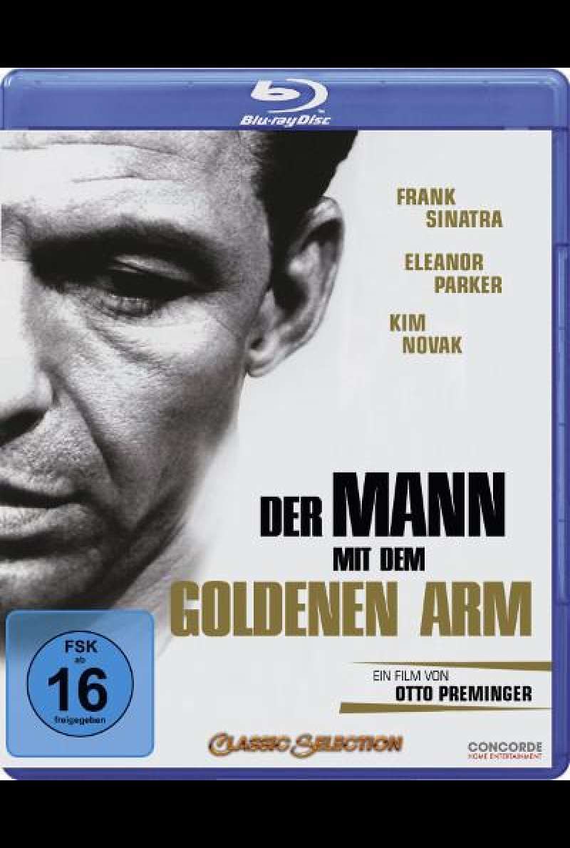 Der Mann mit dem goldenen Arm - Blu-ray Cover