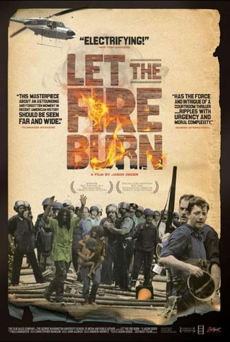 Let the Fire Burn - Filmplakat (US)