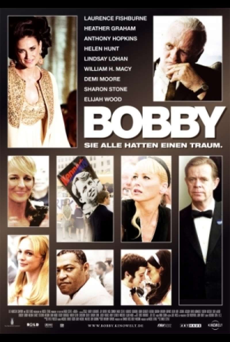 Filmplakat zu Bobby – Sie alle hatten einen Traum / Bobby von Emilio Estevez