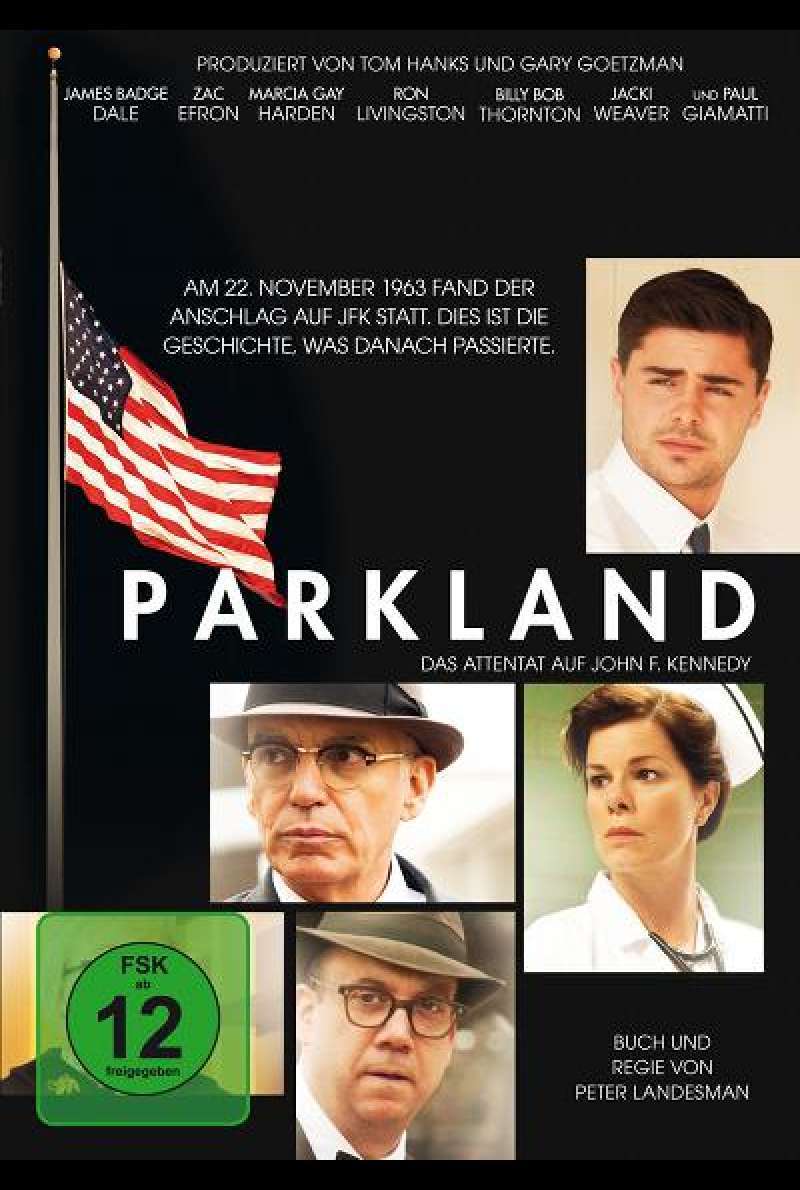 Parkland - Das Attentat auf John F. Kennedy - DVD-Cover