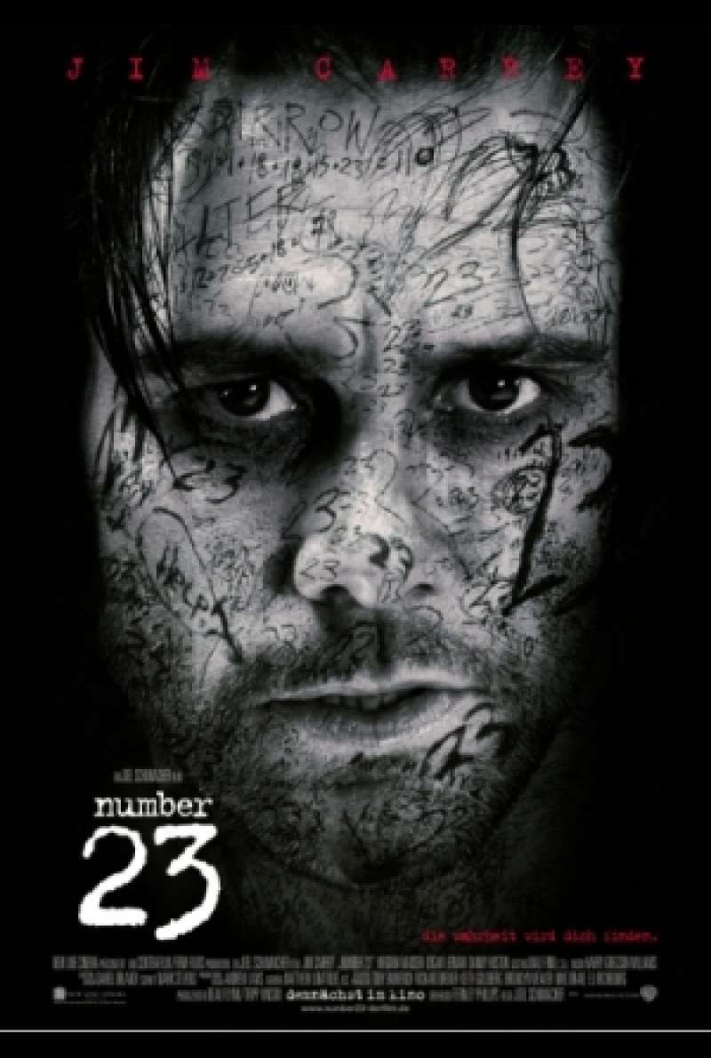 Filmplakat zu Number 23 / The Number 23 von Joel Schumacher