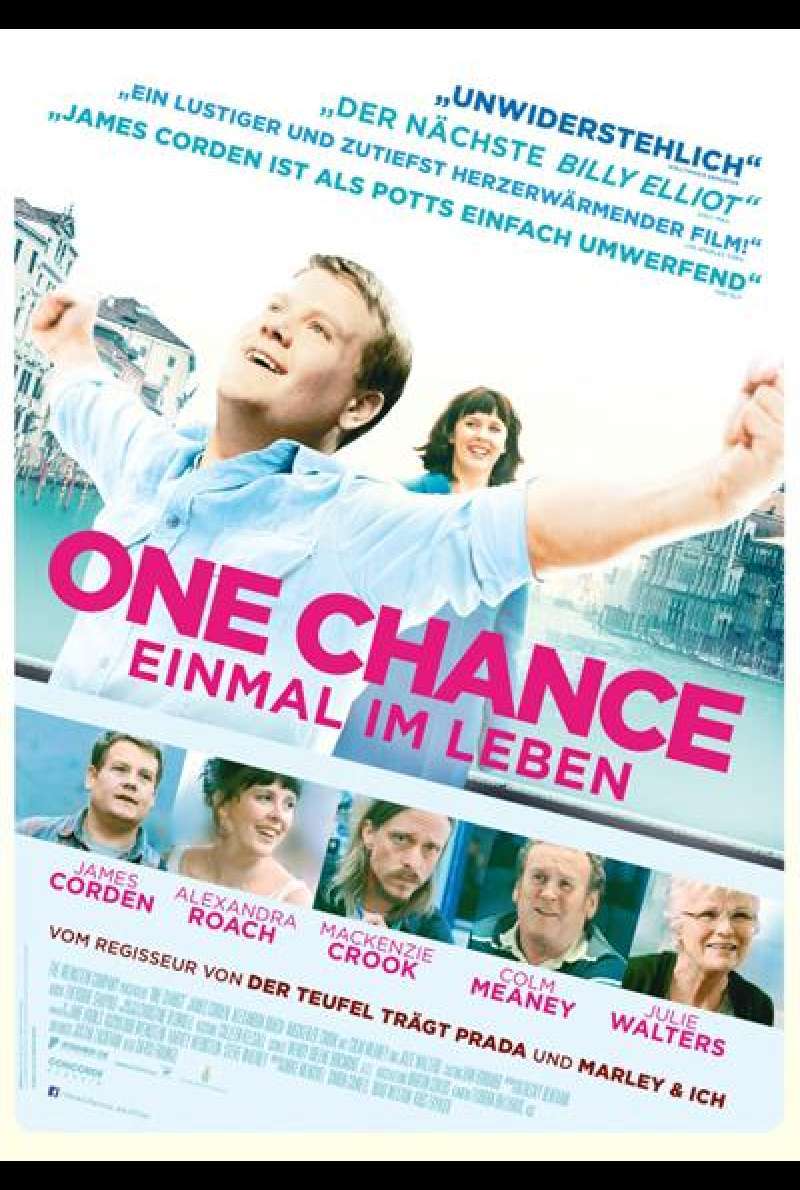 One Chance - Einmal im Leben - Filmplakat