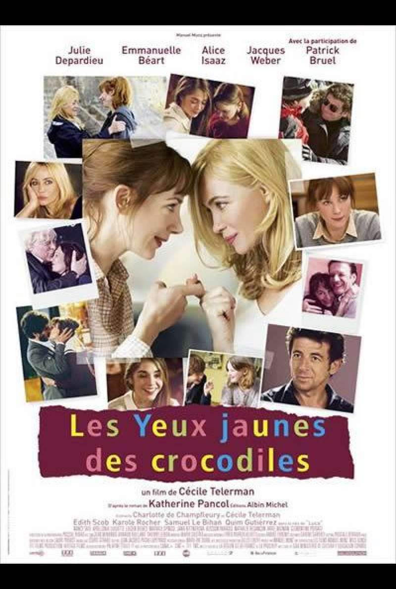 Les yeux jaunes des crocodiles - Filmplakat (FR)