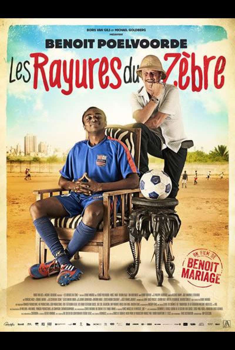 Les Rayures du zèbre von Benoît Mariage - Filmplakat (FR)