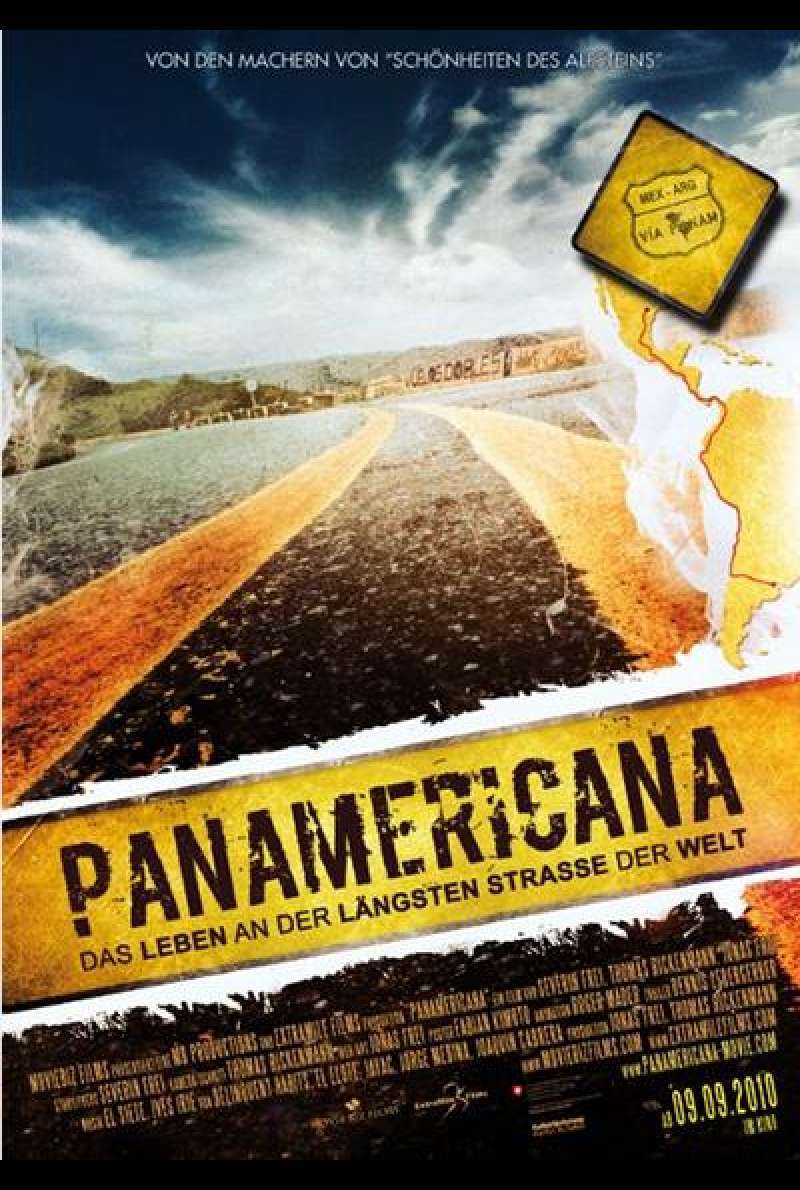 Panamericana - Das Leben an der längsten Straße der Welt von Jonas Frei - Filmplakat