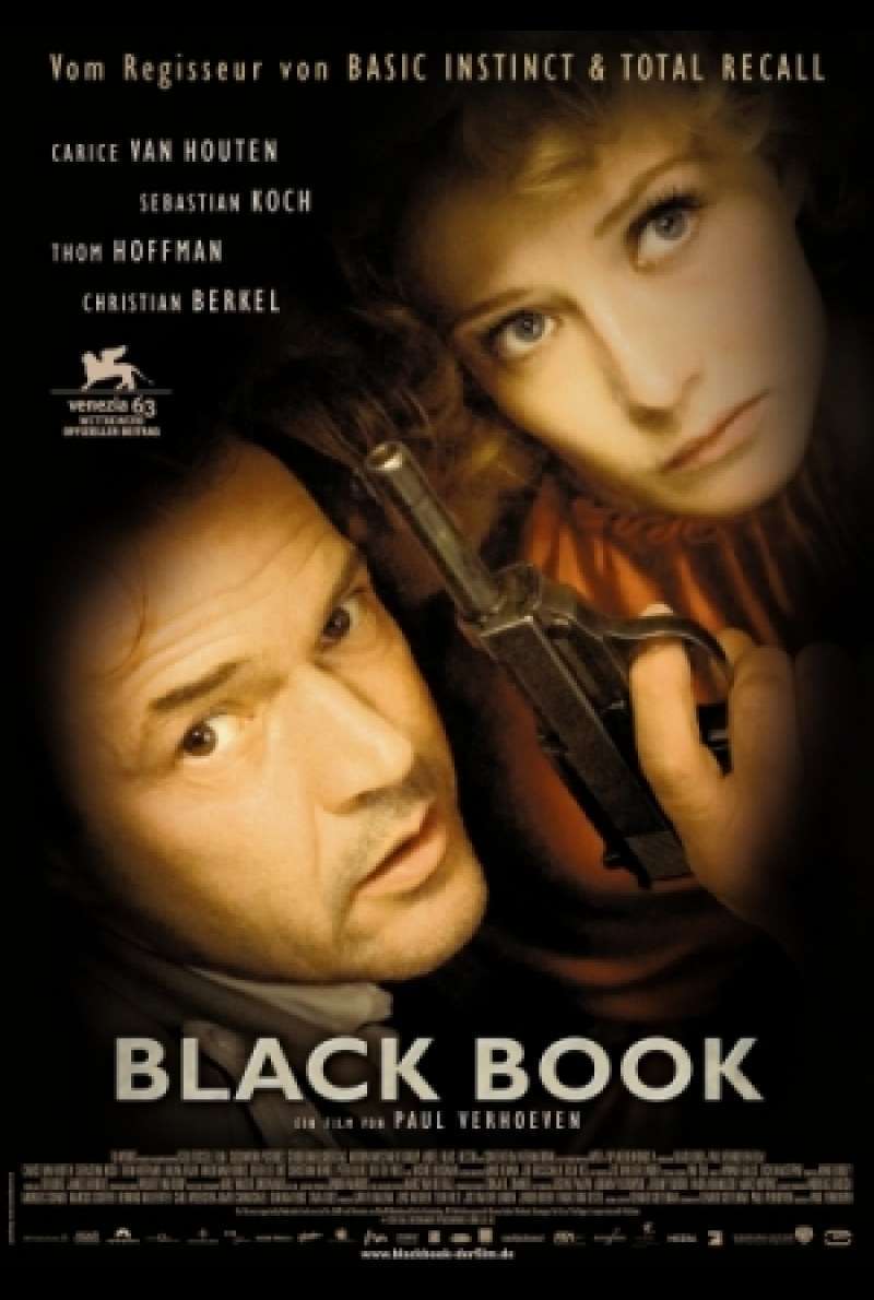 Filmplakat zu Black Book / Zwartboek von Paul Verhoeven