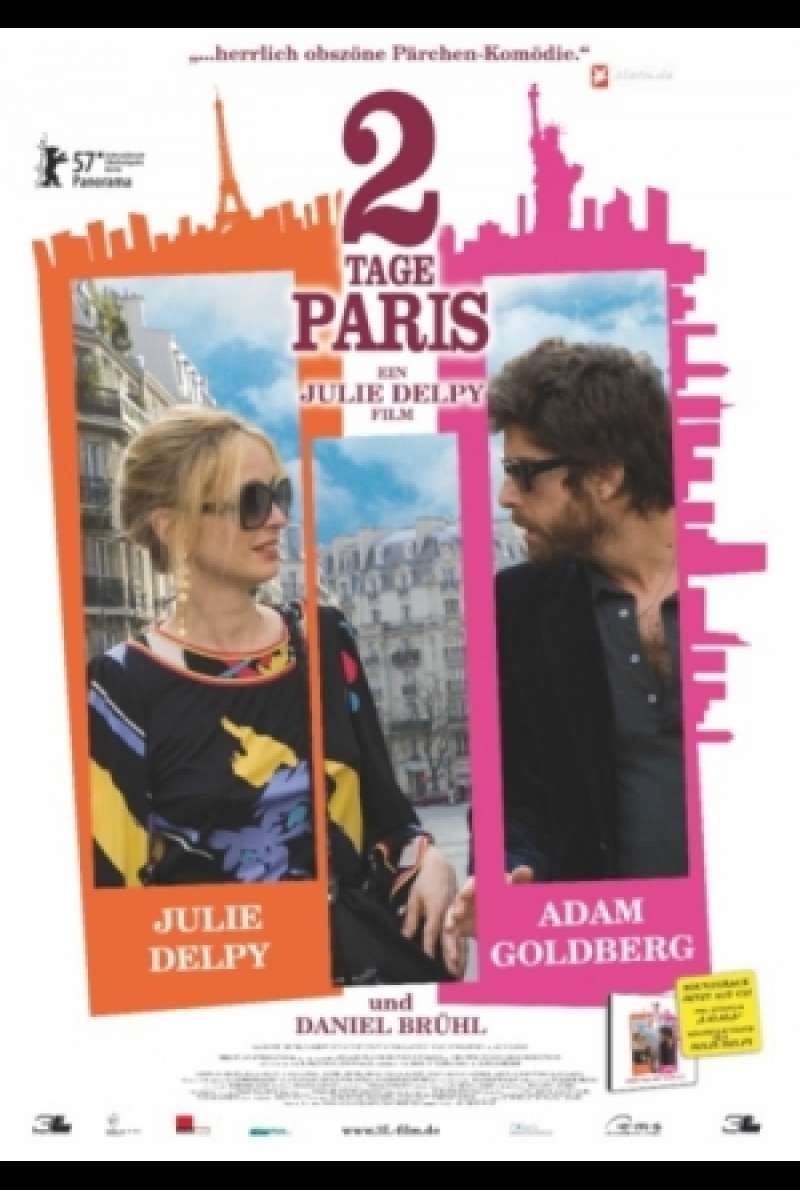 2 Tage in Paris - Filmplakat