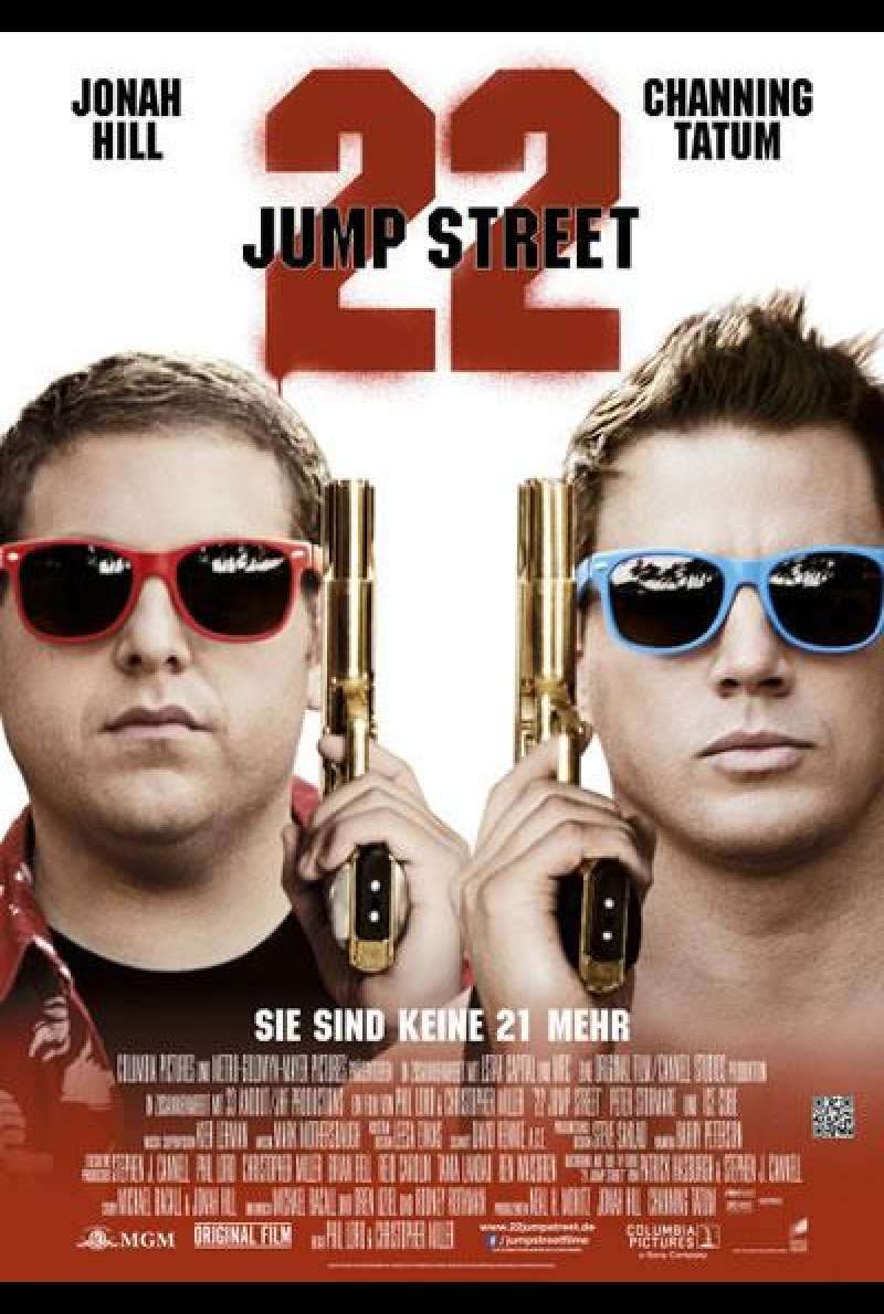 22 Jump Street von Phil Lord und Chris Miller - Filmplakat