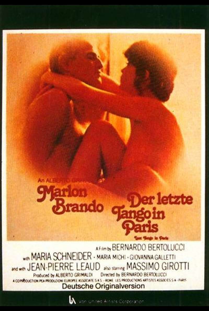 Der letzte Tango in Paris - Filmplakat