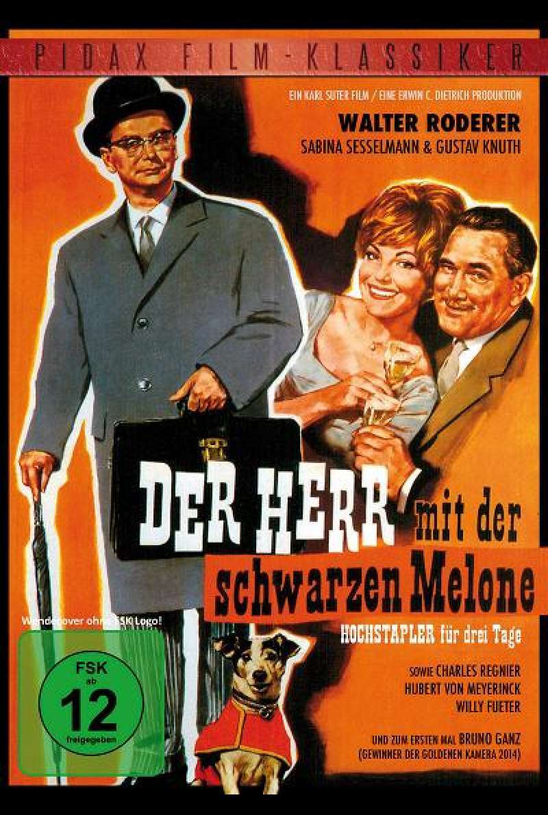 Der Herr mit der schwarzen Melone - DVD-Cover