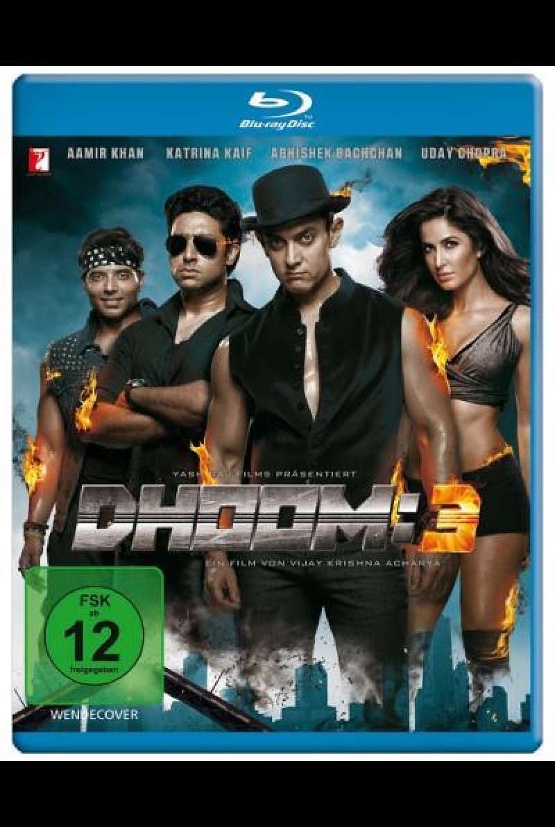 Dhoom 3 von Vijay Krishna Acharya - Blu-ray Cover