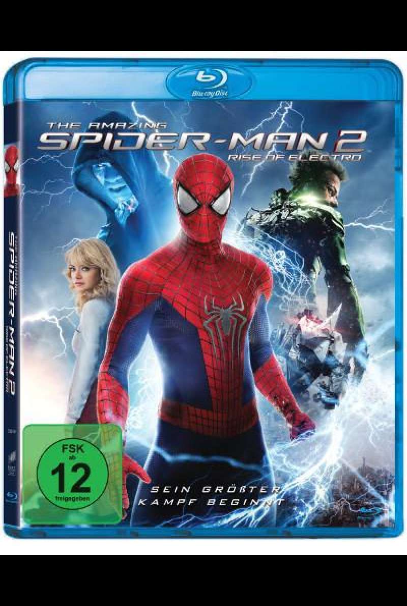The Amazing Spider-Man 2: Rise of Electro - Blu-ray Cover