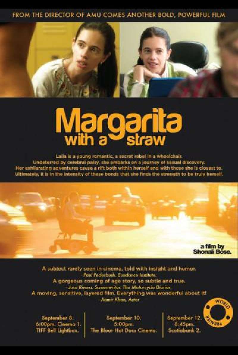 Margarita, with a Straw von Shonali Bose – Filmplakat (INT)