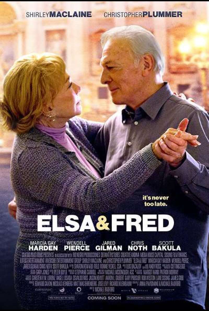 Elsa & Fred von Michael Radford – Filmplakat (US)