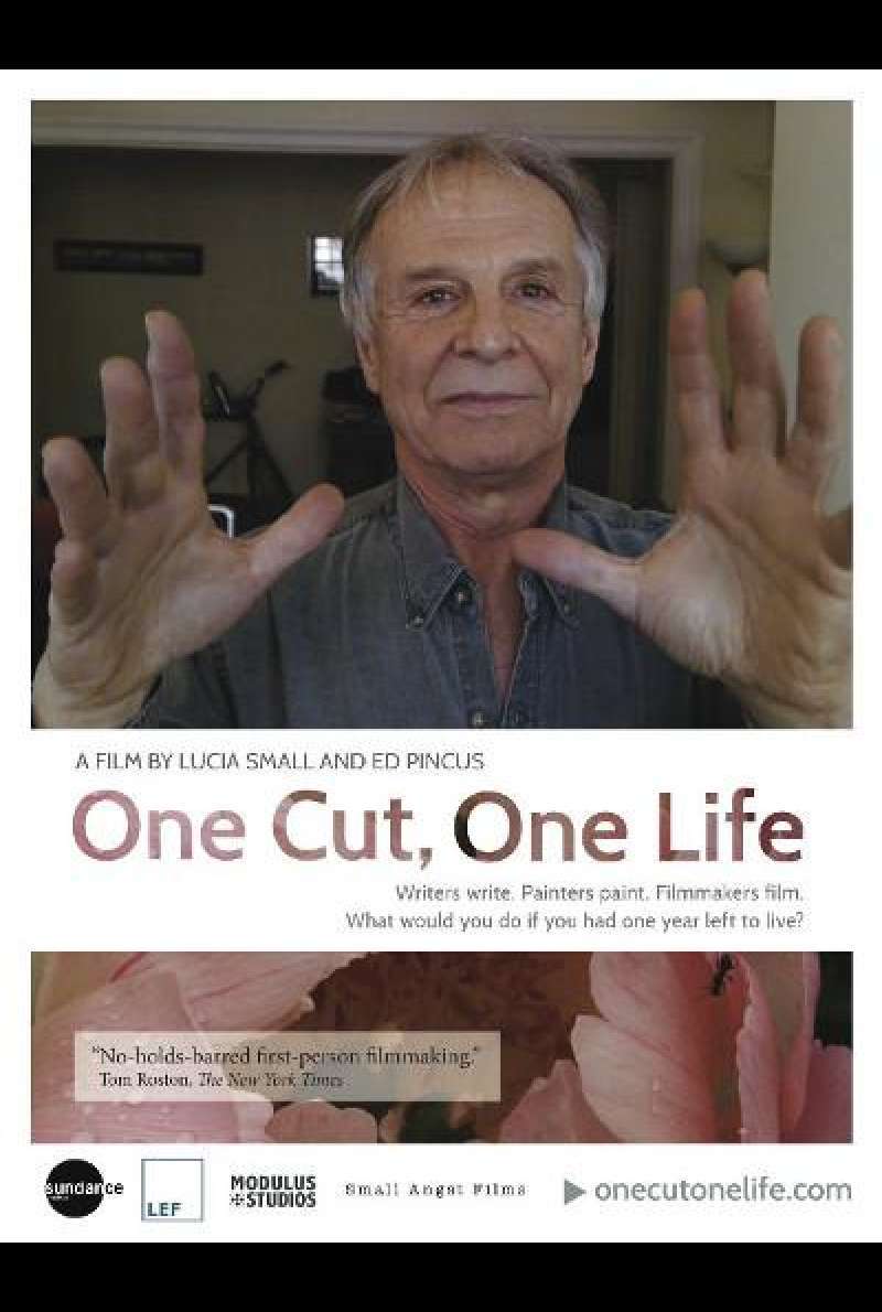 One Cut, One Life von Ed Pincus und Lucia Small – Filmplakat (US)