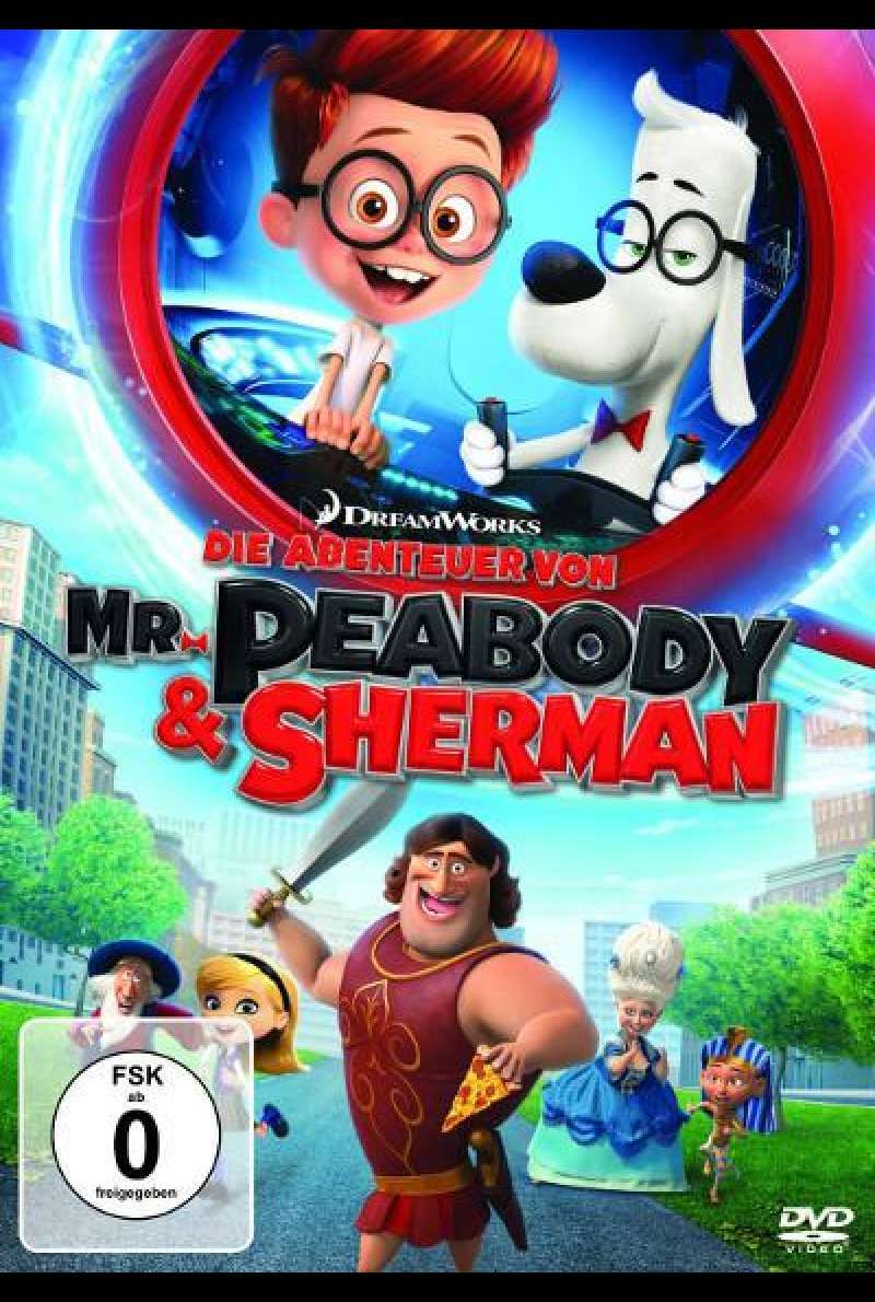 Die Abenteuer von Mr. Peabody & Sherman von Rob Minkoff - DVD-Cover