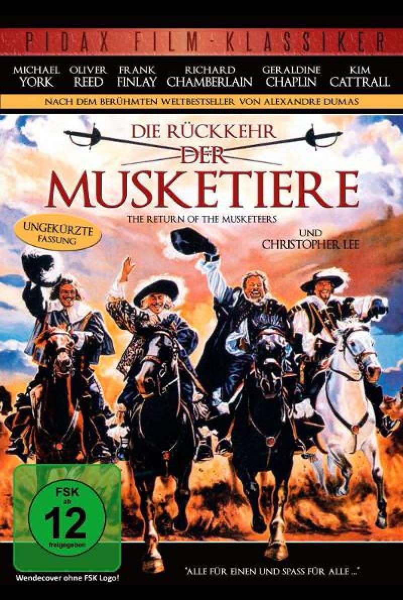 Die Rückkehr der Musketiere von Richard Lester - DVD-Cover