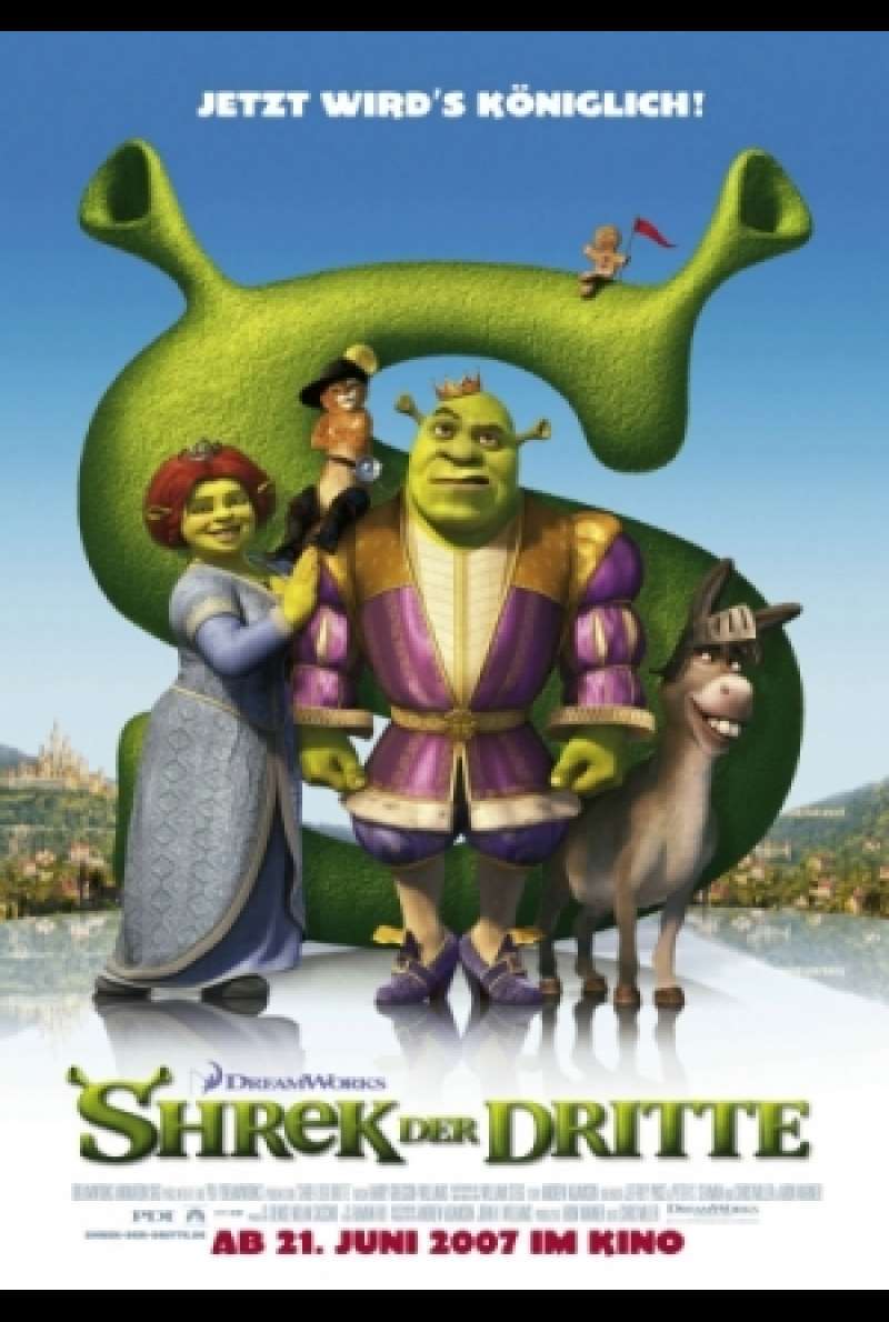 Filmplakat zu Shrek - Der Dritte / Shrek the Third von Chris Miller und Raman Hui