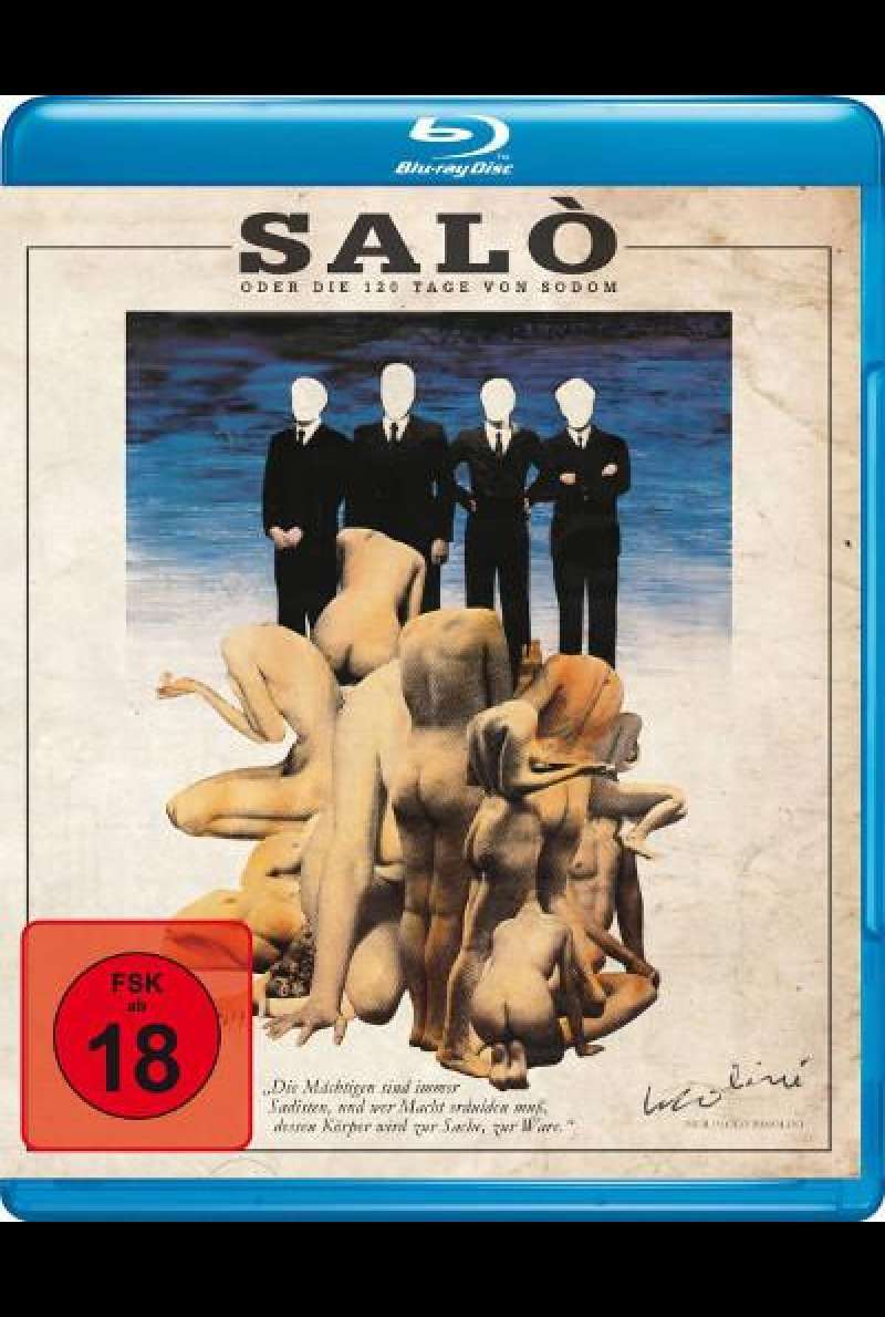 Salo oder die 120 Tage von Sodom von Pier Paolo Pasolini - Blu-ray Cover