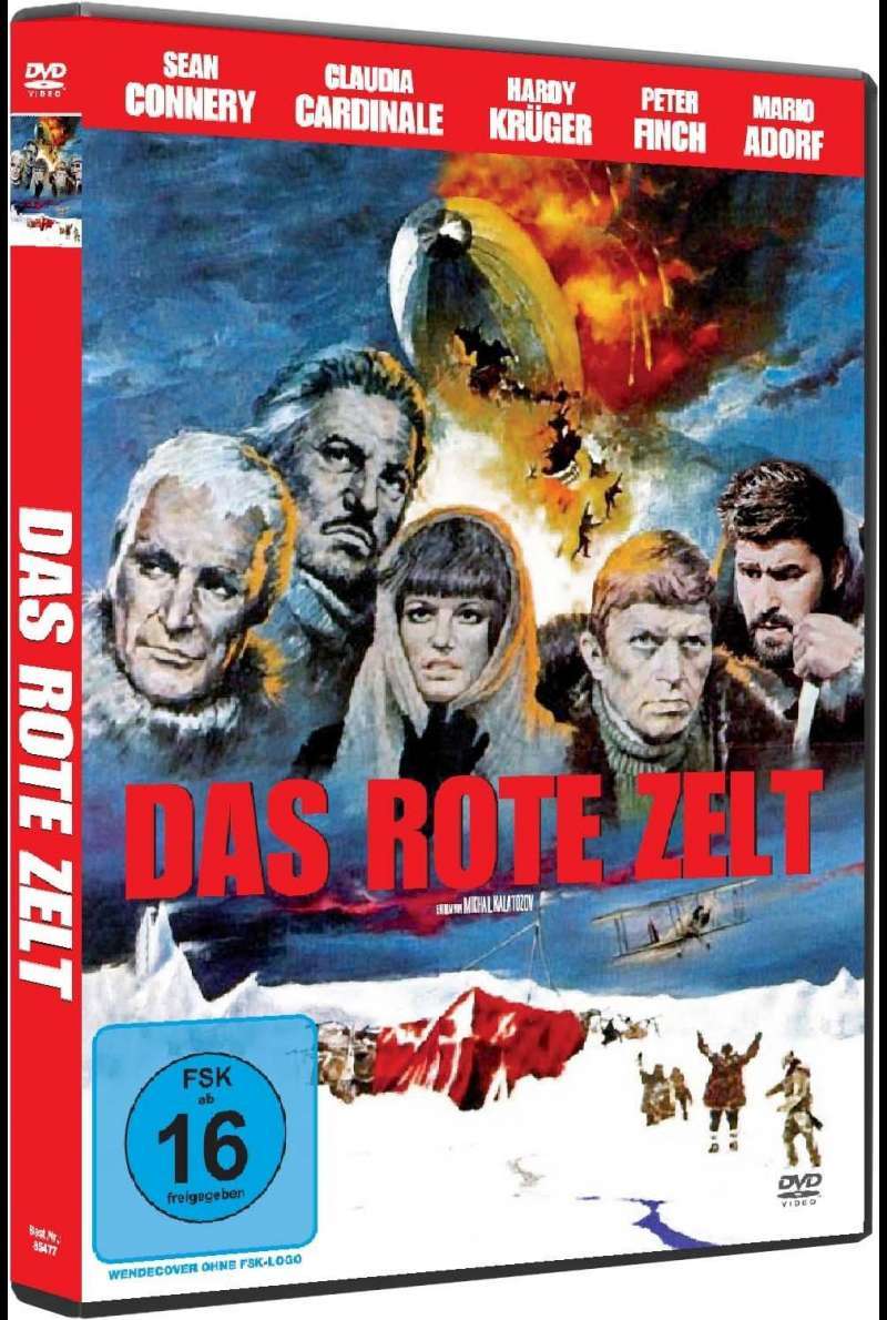 Das rote Zelt von Mikhail Kalatozov - DVD-Cover