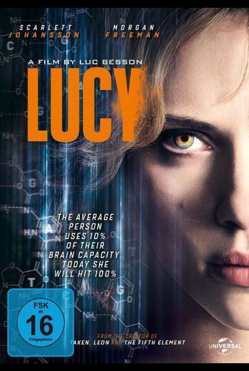 Lucy von Luc Besson - DVD-Cover