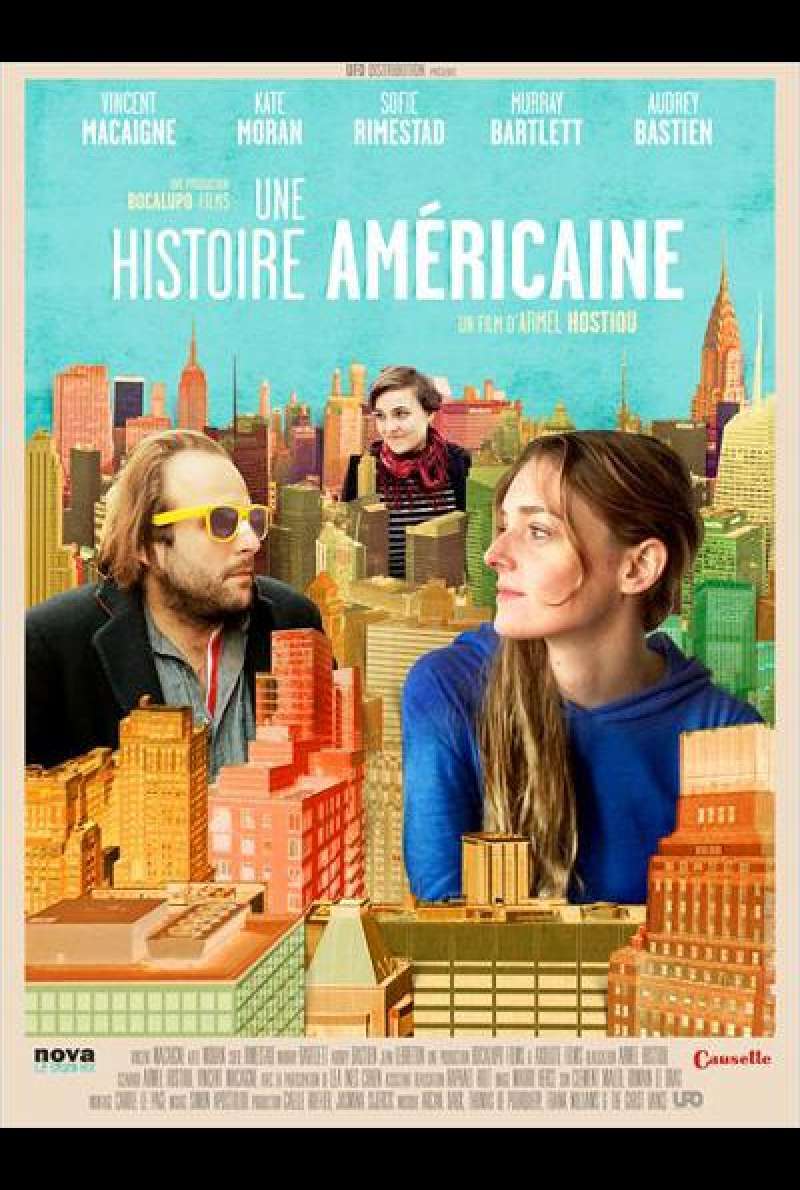 Une Histoire Américaine von Armel Hostiou - Filmplakat (FR)
