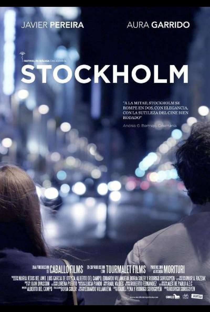 Stockholm von Rodrigo Sorogoyen - Filmplakat (ES)