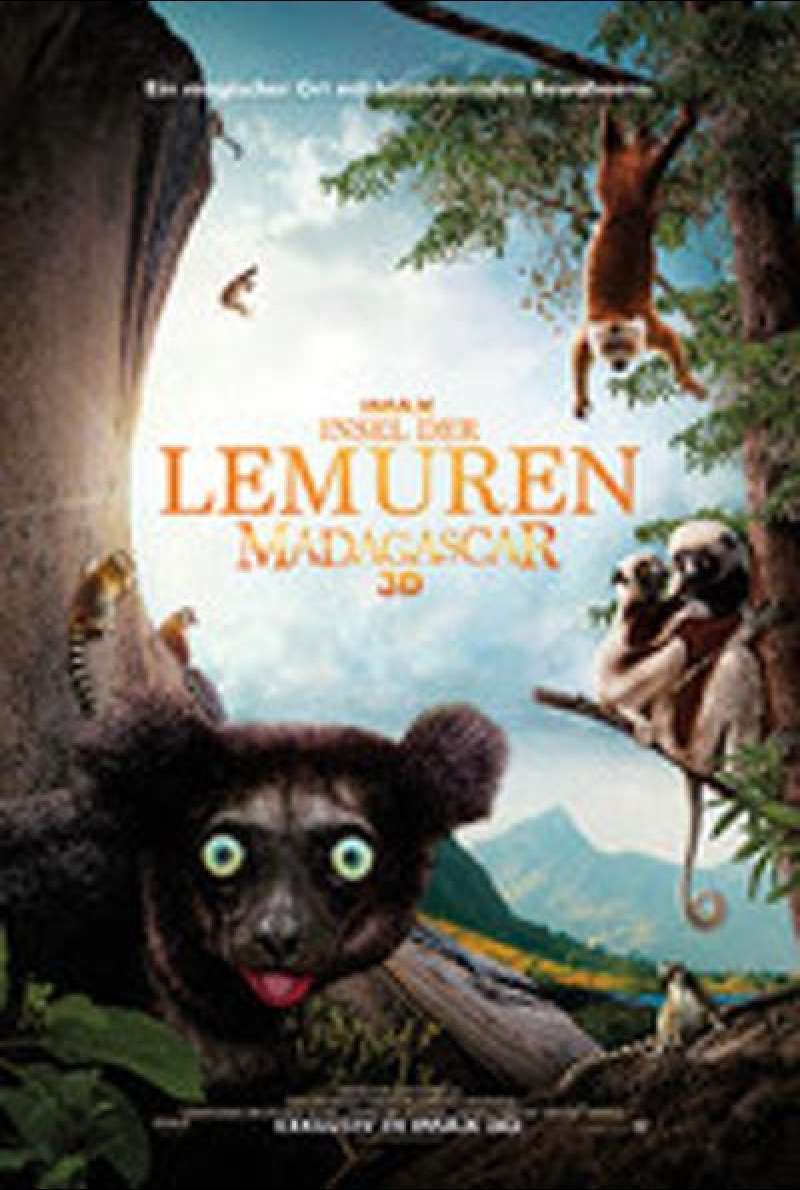 Insel der Lemuren - Madagascar 3D - Filmplakat