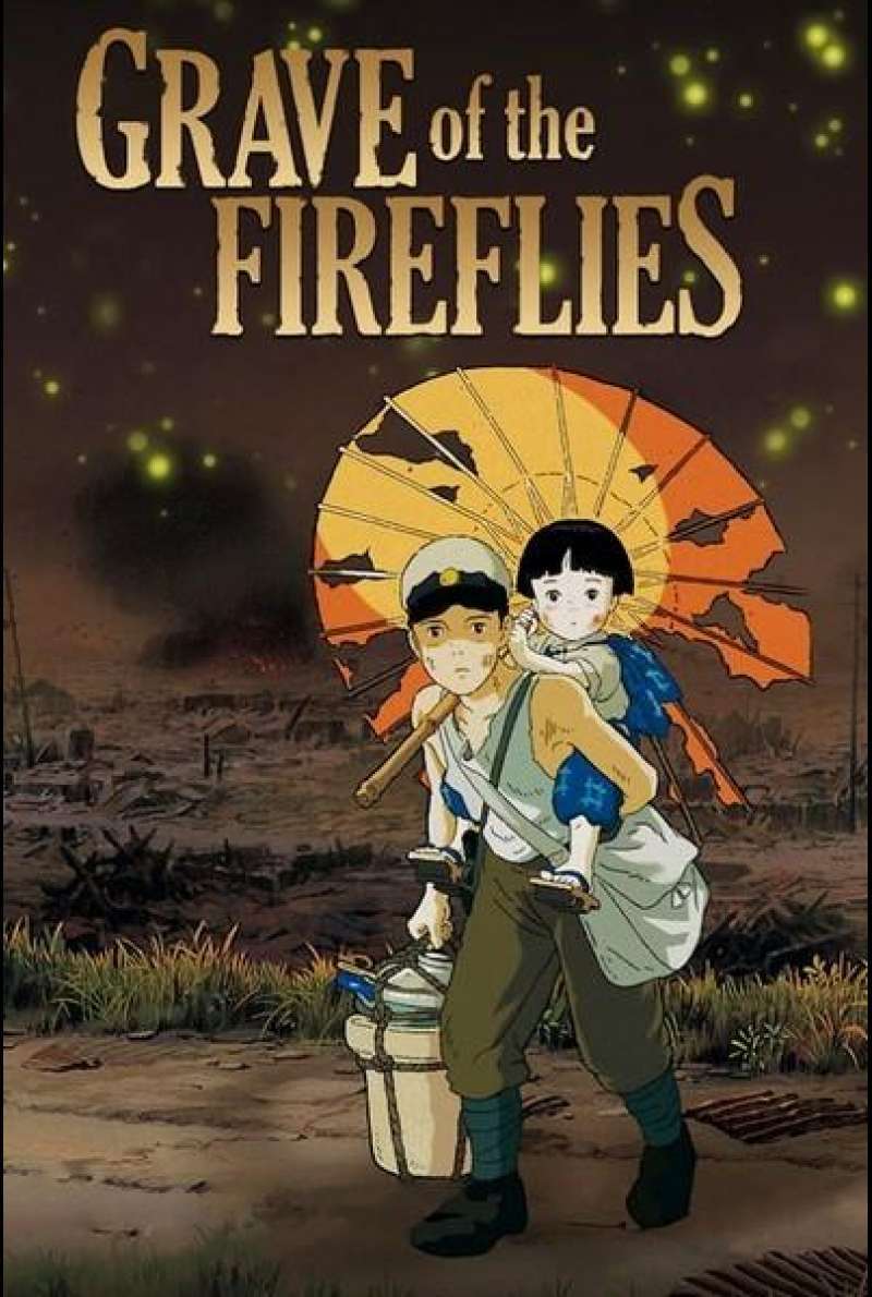 Grave of the Fireflies - Filmplakat (US)