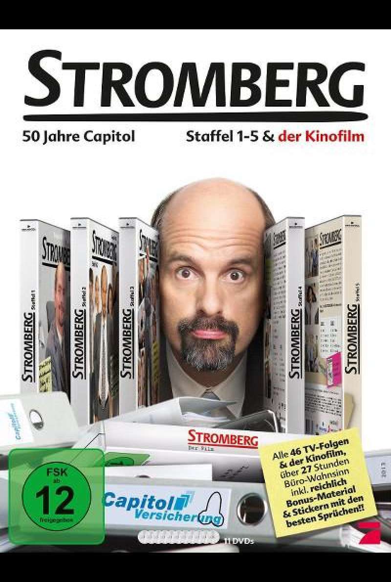 Stromberg – 50 Jahre Capitol (Staffel 1- 5 & Der Film) - DVD-Cover