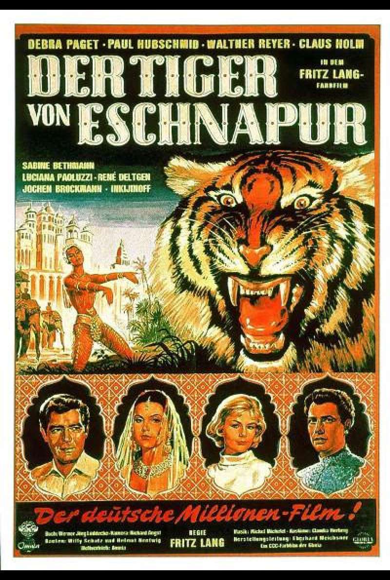 Der Tiger von Eschnapur - Filmplakat (DE)