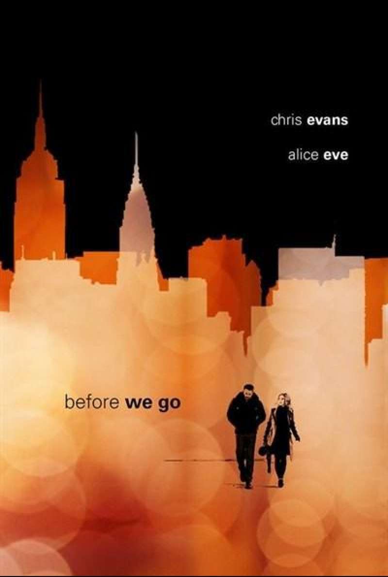 Before We Go von Chris Evans - Filmplakat (US)