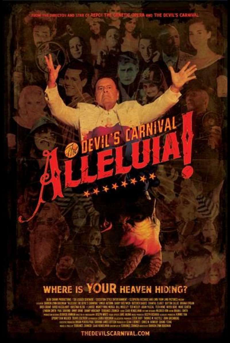 Alleluia! The Devil's Carnival von Darren Lynn Bousman - Filmplakat (US)