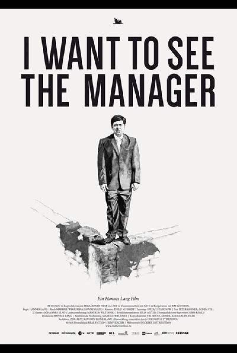I Want to See the Manager - Filmplakat