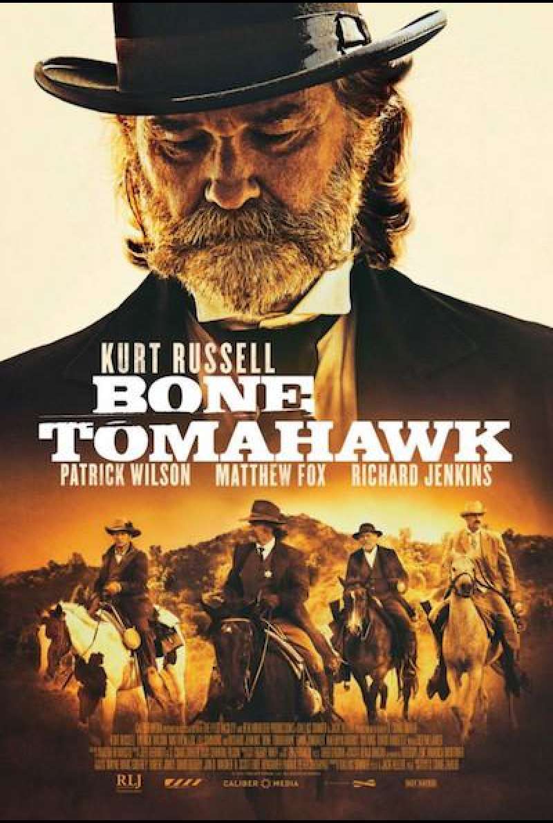 Bone Tomahawk von S. Craig Zahler - Filmplakat (US)