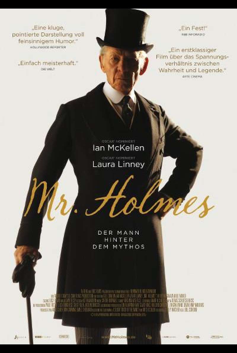 Mr. Holmes von Bill Condon - Filmplakat