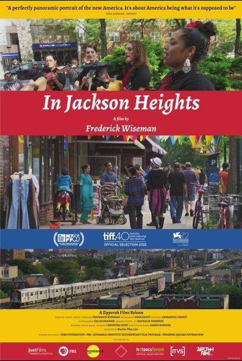 In Jackson Heights von Frederick Wiseman - Filmplakat (US)