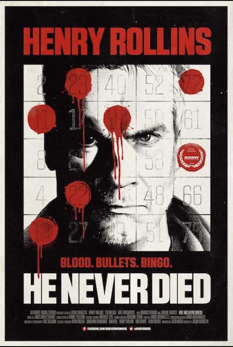 He Never Died von Jason Krawczyk - Filmplakat (US)