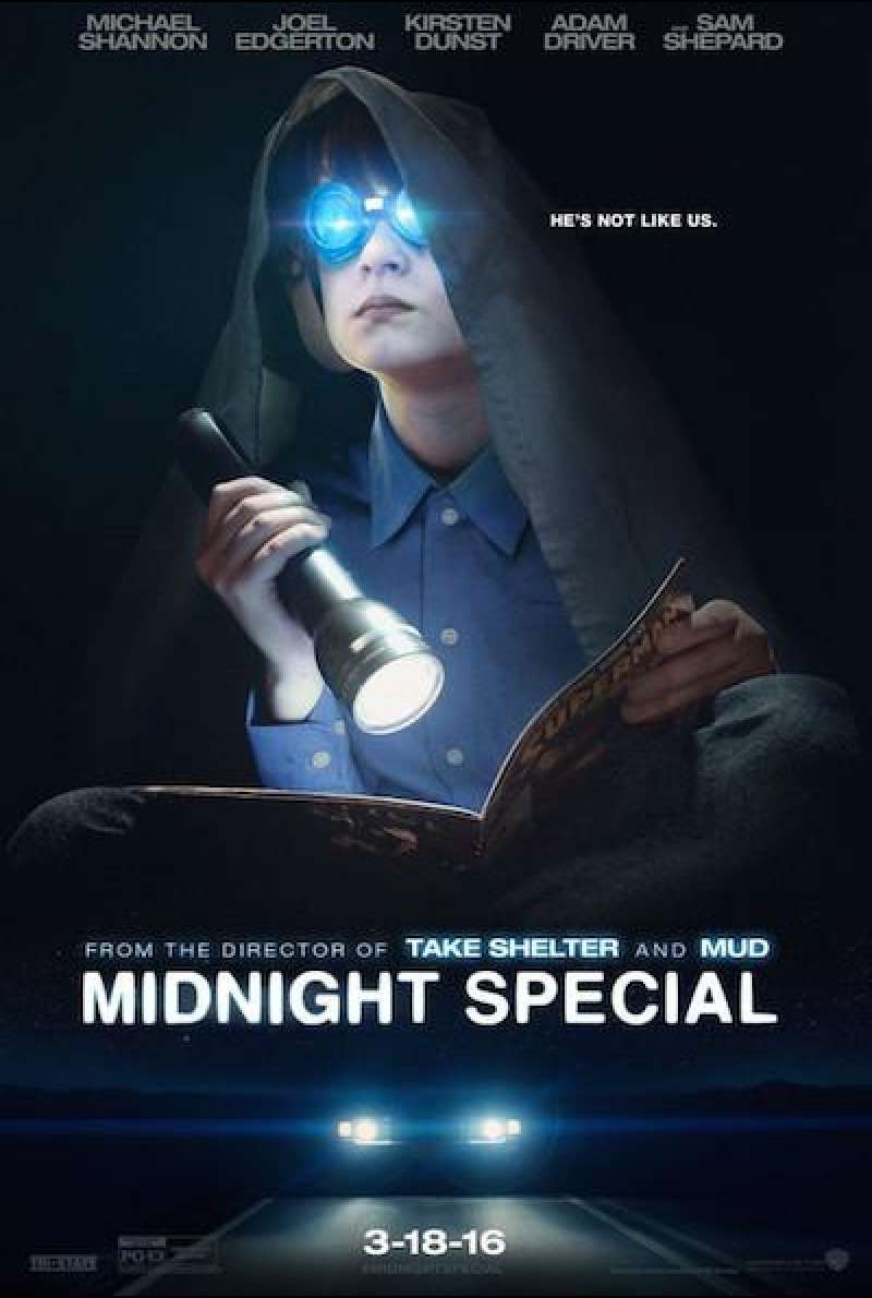 Midnight Special von Jeff Nichols - Filmplakat (US)