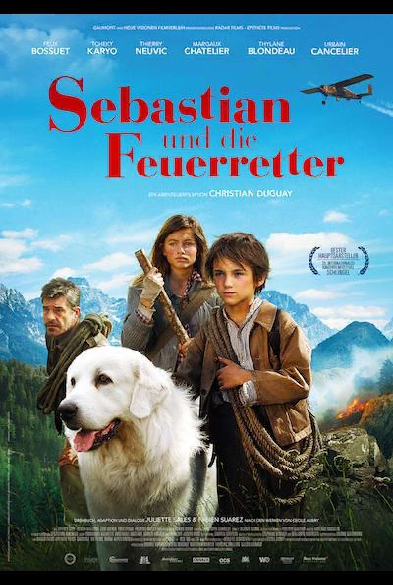 Sebastian und die Feuerretter von Christian Duguay - Filmplakat