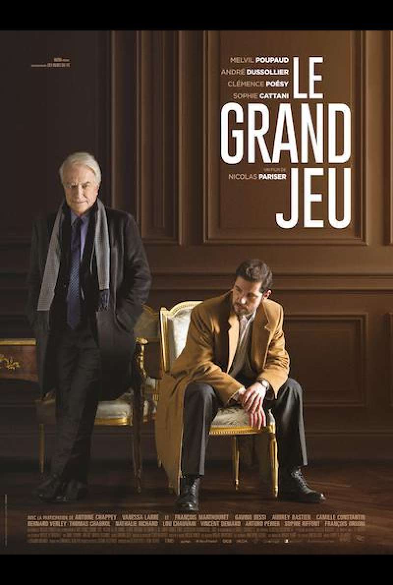 Le grand jeu (2015) von Nicolas Pariser - Filmplakat (FR)