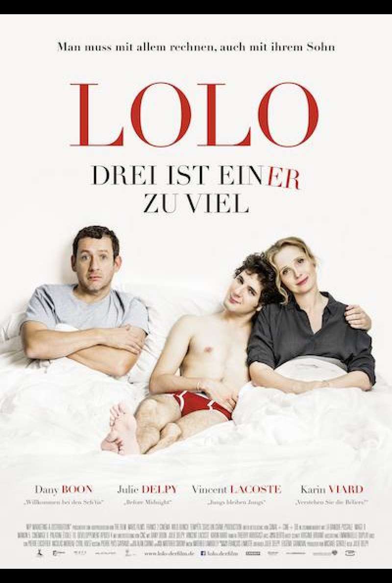 Lolo - Drei sind einer zuviel von Julie Delpy - Filmplakat