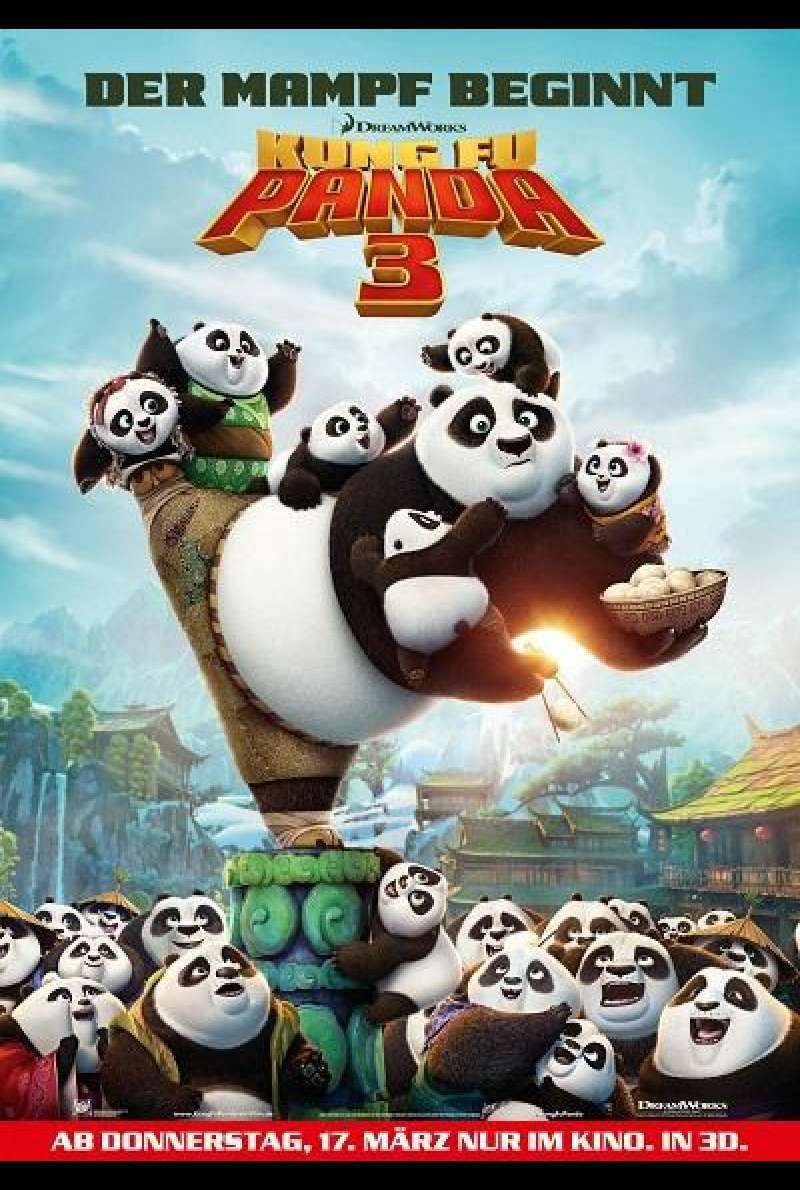 Kung Fu Panda 3 - Filmplakat